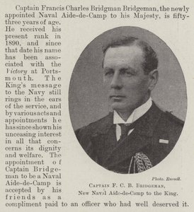 Kaptan F C B Bridgeman, Kral