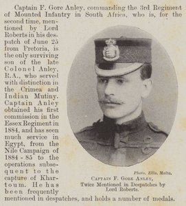 Kaptan F Gore Anley, Lord Roberts