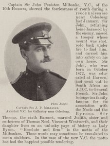 Kaptan Sir JP Milbanke, Colesberg yakınlarındaki Gallantry için VC ile ödüllendirildi by English Photographer