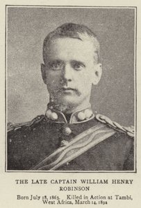Kaptan William Henry Robinson by English Photographer