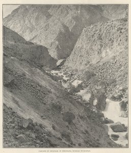 Isfairam Çağlayanı, Ferghana, Rus Türkistanı by English Photographer