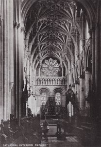 Katedral İç Oxford by English Photographer