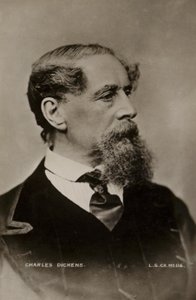 Charles Dickens (1812-1870), İngiliz romancı by English Photographer