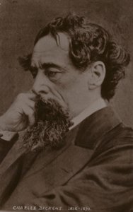 Charles Dickens (1812-1870), İngiliz romancı by English Photographer