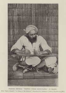 Charles Neufeld Hapishanedeki Zorluklar altında yazıyor by English Photographer