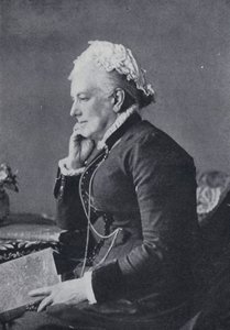 Charlotte Mary Yonge (s/b fotoğraf) by English Photographer