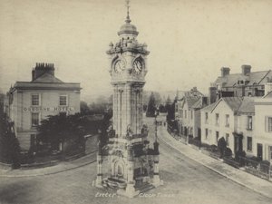 Saat kulesi, Exeter, Devon by English Photographer