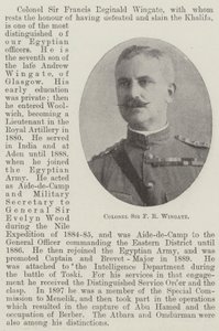 Albay Sir FR Wingate by English Photographer