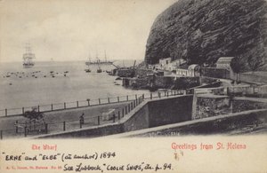 Coolie gemileri Erne ve Elbe, St Helena by English Photographer
