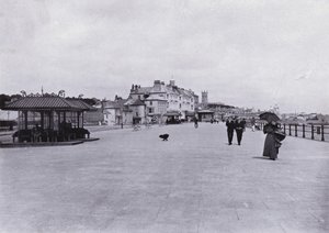 Cornwall: The Promenade, Penzance (s/b fotoğraf) by English Photographer