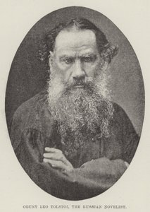 Rus Romancı Kont Leo Tolstoy by English Photographer