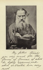 Kont Tolstoy by English Photographer