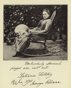 Kontes Tatyana Tolstoy by English Photographer