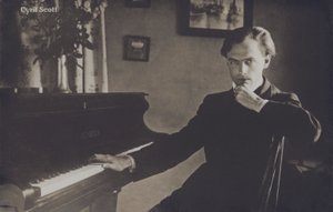 Cyril Scott, İngiliz besteci, yazar ve şair (s/b fotoğraf) by English Photographer