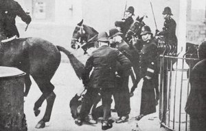 İşsiz işçilerin gösterisi, Londra by English Photographer