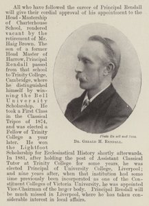 Dr Gerald H Rendall by English Photographer