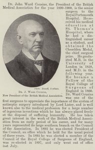 Dr J Ward Cousins, İngiliz Tabipler Birliği