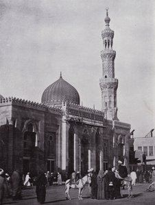 Mısır: Mosque-Es-Seiydeh Zenab, Our Lady Zenab (s/b fotoğraf) by English Photographer