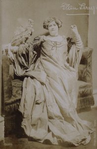 Ellen Terry (s/b fotoğraf) by English Photographer