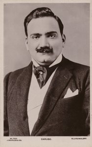 Enrico Caruso, İtalyan tenor (1873-1921) by English Photographer