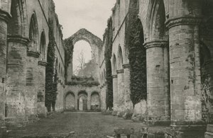 Çeşmeler Abbey, Nave, Batıya Bakmak by English Photographer