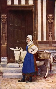 Fransa: Bir Normandiya çiçeği (renkli fotoğraf) by English Photographer
