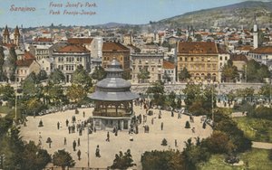 Franz Josef Parkı, Saraybosna (renkli fotoğraf) by English Photographer