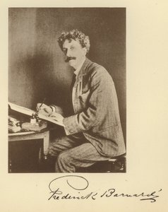 Frederick Barnard (s/b fotoğraf) by English Photographer