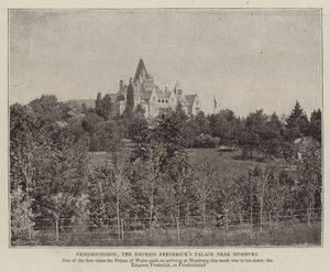 Friedrichshof, Homburg yakınlarındaki İmparatoriçe Fredericks Sarayı by English Photographer