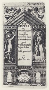 G Boccaccio, The Modell of Witt, Decameron, T Cotes for B Allen ve W Hope 1634 (s/b fotoğraf) by English Photographer