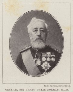 Genel Sir Henry Wylie Norman, GCB by English Photographer