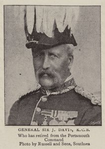 General Sir J Davis, KKB by English Photographer