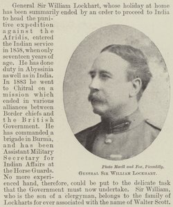 Genel Sir William Lockhart by English Photographer