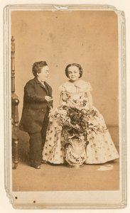 General Tom Thumb ve eşi by English Photographer