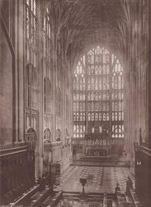 Gloucester: The Cathedral, Choir East (s/b fotoğraf) by English Photographer