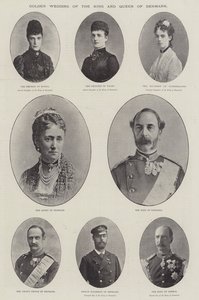 Danimarka Kralı ve Kraliçesinin Altın Düğünü by English Photographer