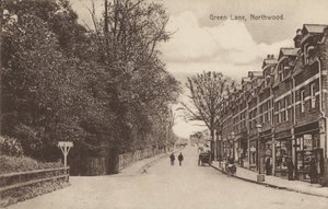Green Lane, Northwood, Londra yakınlarında (s/b fotoğraf) by English Photographer
