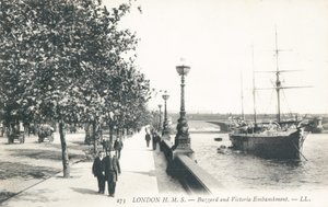 HMS Buzzard, Victoria Embankment