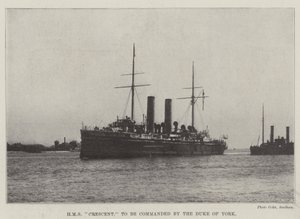 HMS Crescent, York Dükü tarafından komuta edilecek by English Photographer