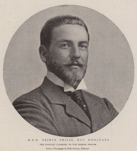 SAİK Prens Philip, Duc dOrleans by English Photographer