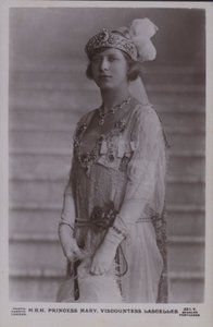 SAİK Prenses Mary, Vikontes Lascelles (s/b fotoğraf) by English Photographer