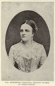 HH Antoinette Charlotte, Anhalt-Dessau