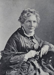 Harriet Beecher Stowe (s/b fotoğraf) by English Photographer