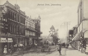 Harrison Street, Johannesburg (s/b fotoğraf) by English Photographer