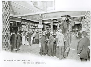 Harrods Tedarik Departmanı, c.1901 by English Photographer