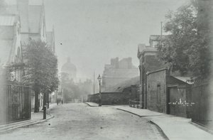 Highgate Archway: batı yaklaşımı, 1896 by English Photographer