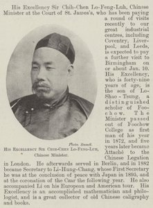 Ekselansları Sir Chih-Chen Lo-Feng-Luh, Çin Bakanı by English Photographer