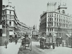 Holborn Sirki, Londra Şehri, 1890 by English Photographer