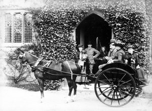 At ve Tuzak Gezisi, c.1890 by English Photographer
