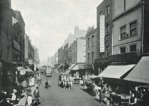 Hoxton, Pitfield Caddesi (s/b fotoğraf) by English Photographer